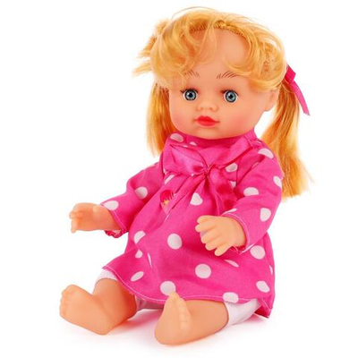 Кукла классич. озвученная Алина 28см, рюкзак 5515