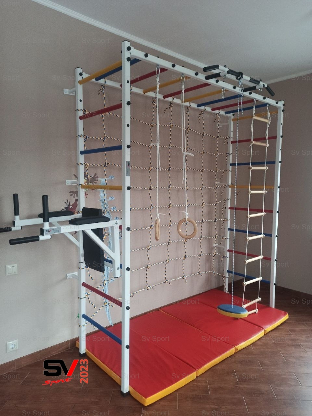 Монтаж спортивного комплекса Sv Sport П в пеноблочные, газоблочные стены