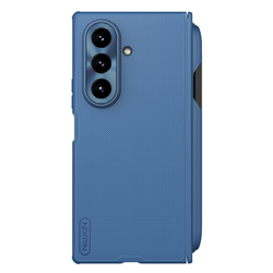 Чехол синего цвета с MagSafe и держателем для S Pen от Nillkin для Samsung Galaxy Z Fold 7, серия Super Frosted Shield Fold Magnetic