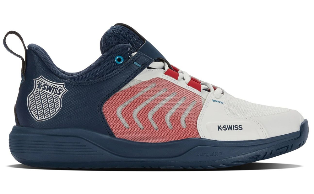 Теннисные кроссовки K-Swiss Ultrashot Team - blanc de blanc/blue opal/lollipop
