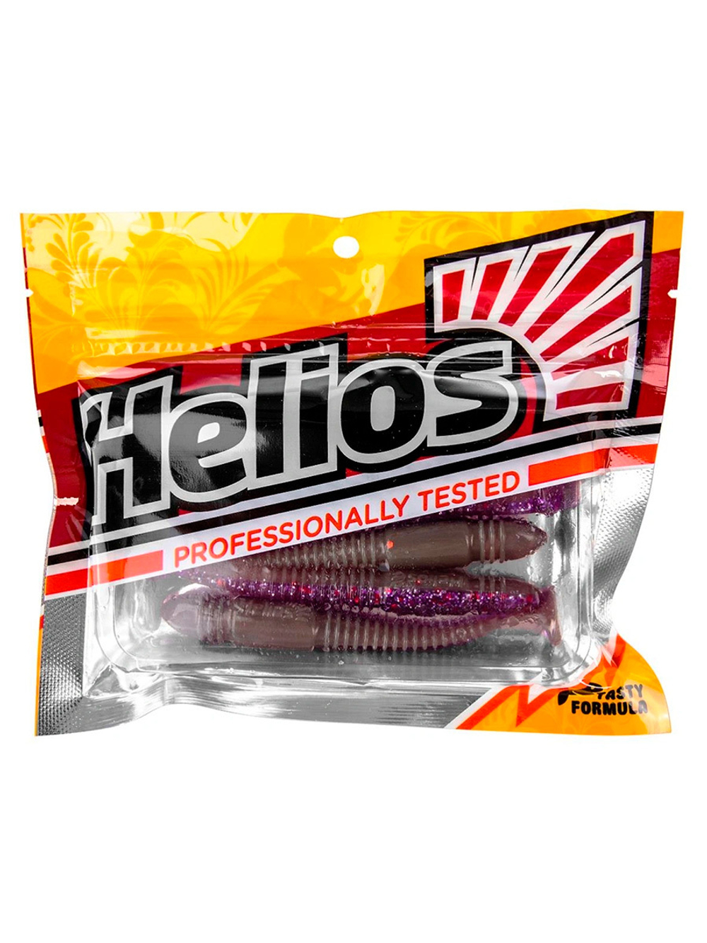 Виброхвост Helios Minoga 3,75"/9.5 см Golden Lime 5шт. (HS-17-048)