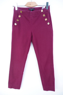 Брюки Banana Republic сочного цвета, маркировка 2, визуально на 44 размер