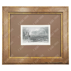 Вилкинс В. Вид на Арарат. Гравюра на металле. Из «Вселенной Мейера», 1835 г.