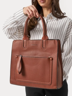 Сумка через плече большая квадратная А4