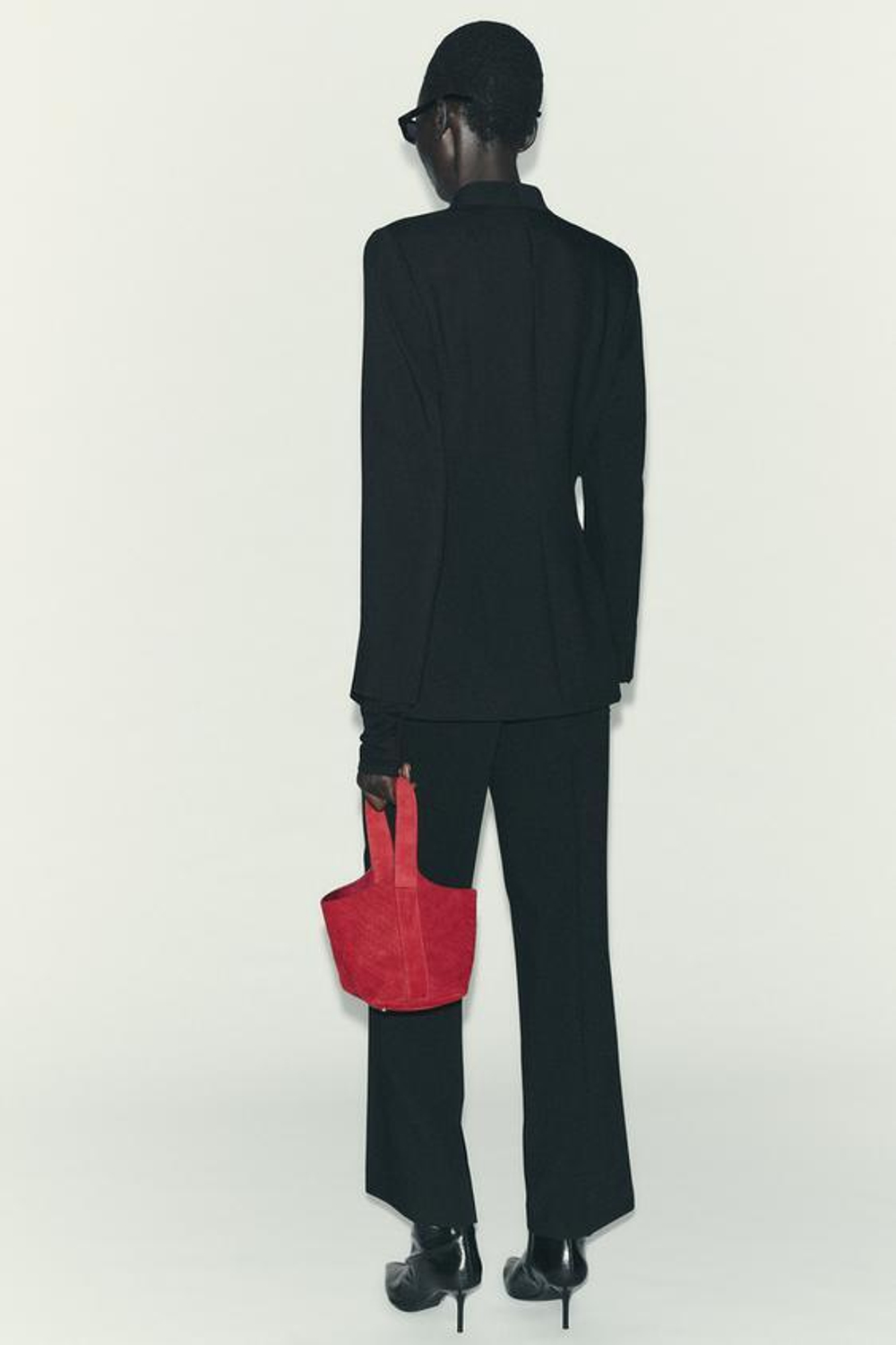 ZARA БРЮКИ FLARE, ЧЕРНЫЙ