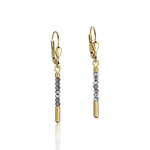 Серьги Серьги Coeur de Lion Golg-Silver 4998/20-1617