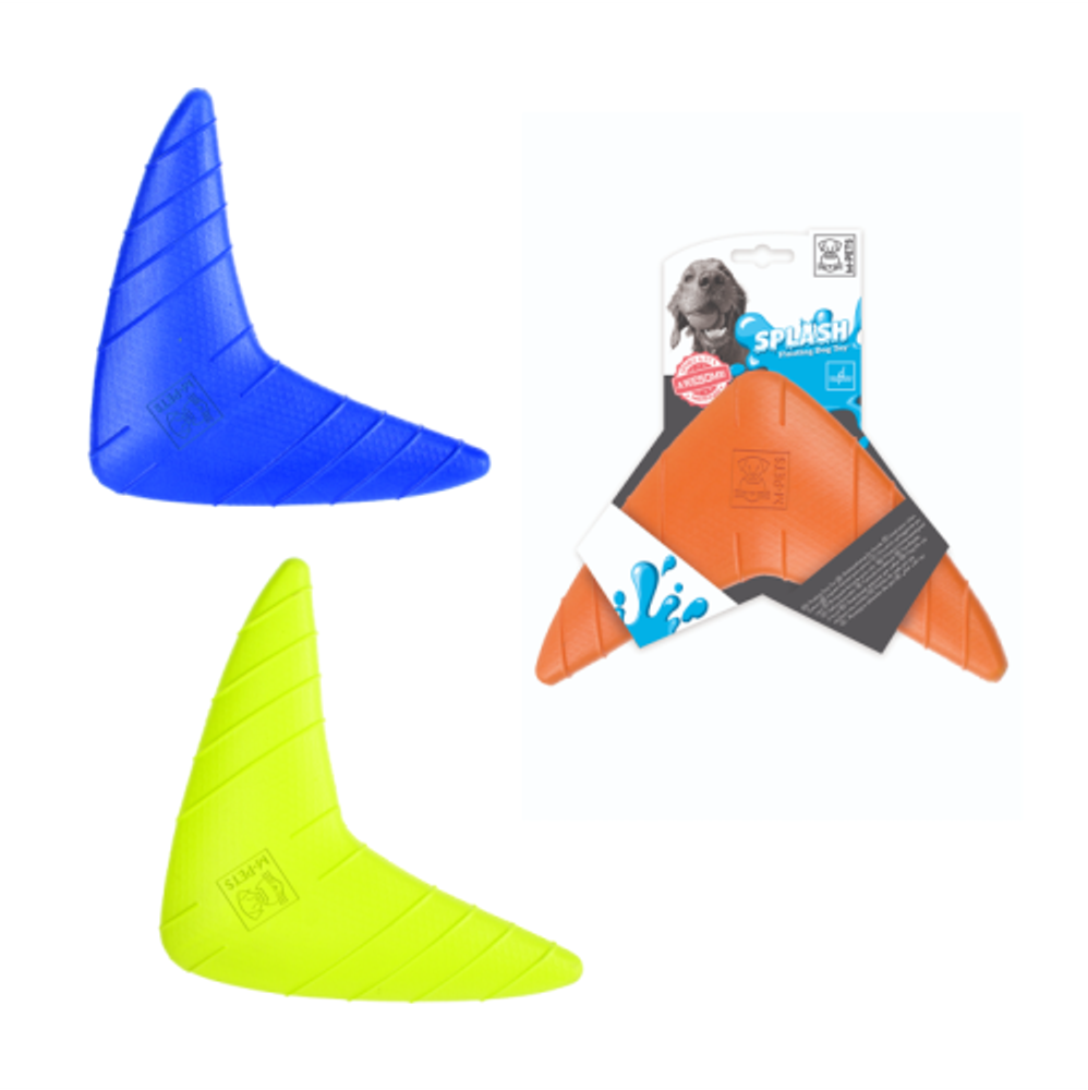 Игрушка для собак Бумеранг плавающий SPLASH 19x23x3 см Mpets 10614999