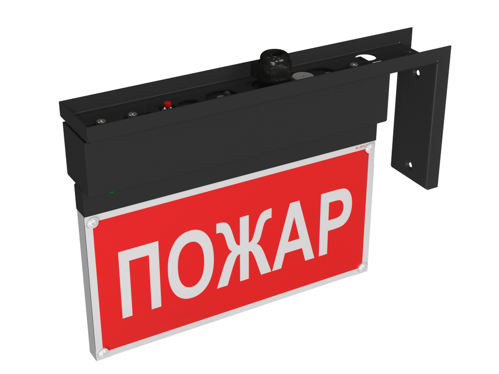 Светильник аварийный светодиодный BS-NEXTRINO-71-S1-INEXI2Black 1ч IP40 постоянный Белый свет a16741