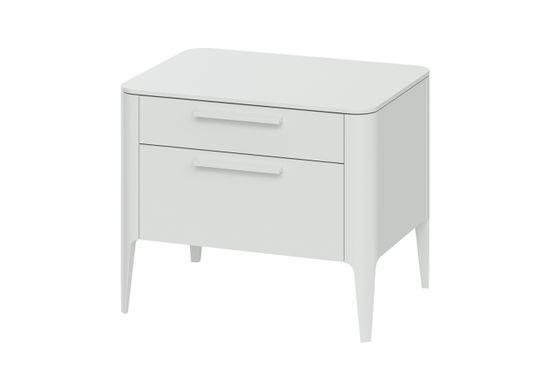 Тумба прикроватная Type 2 ящика ширина 60 см (белый)