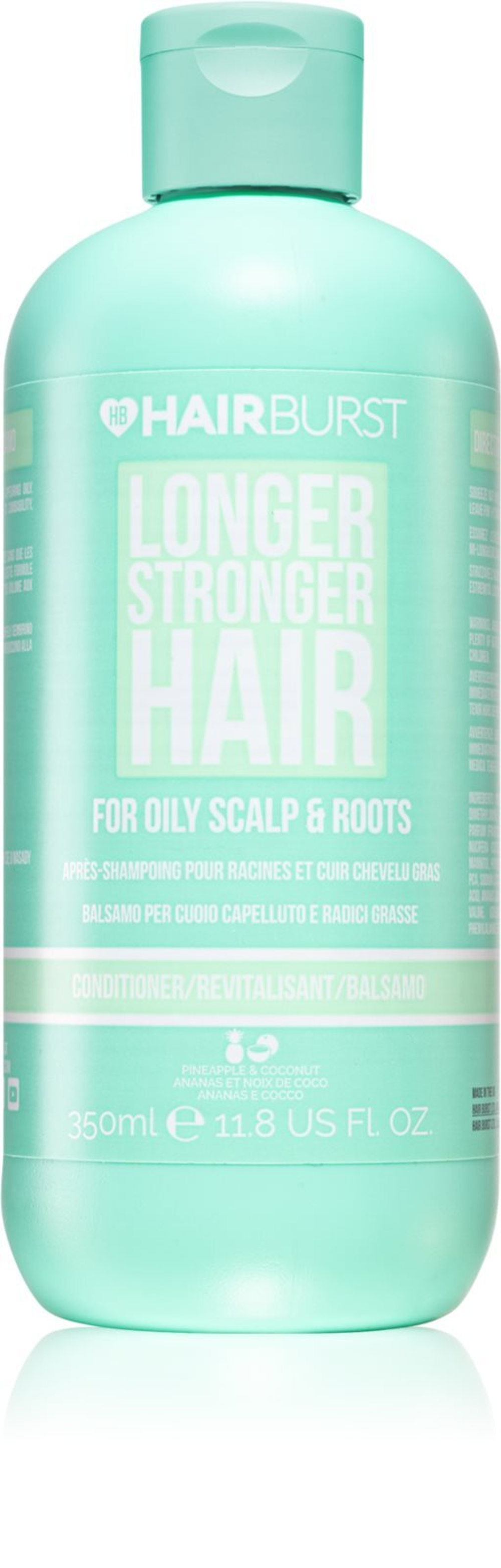 Hairburst Longer Stronger Hair Oily Scalp & Roots - очищающий кондиционер для волос со склонностью к жирности /   350  ml  / GTIN 5060743580912