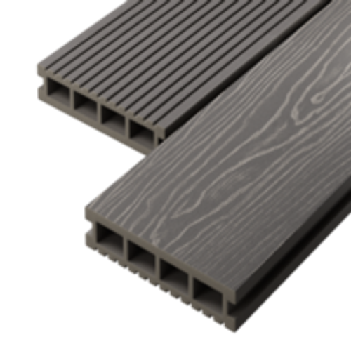 Террасная доска Decking Urban 150х24х3000 0,45м2 серый (Дымчатый Дуб)