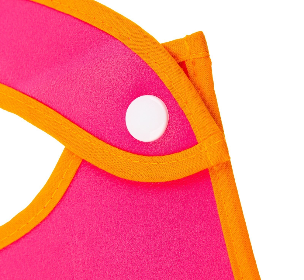 3805548 Нагрудник «Три друга», непромокаемый, на кнопках, с карманом