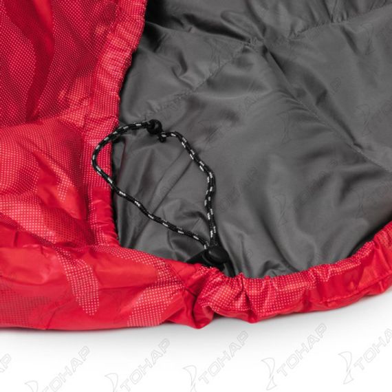 Спальный мешок пуховый PREMIER 210х72см (t-5C) красный (PR-SB-210x72-R)