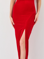 Платье со сборкой на груди