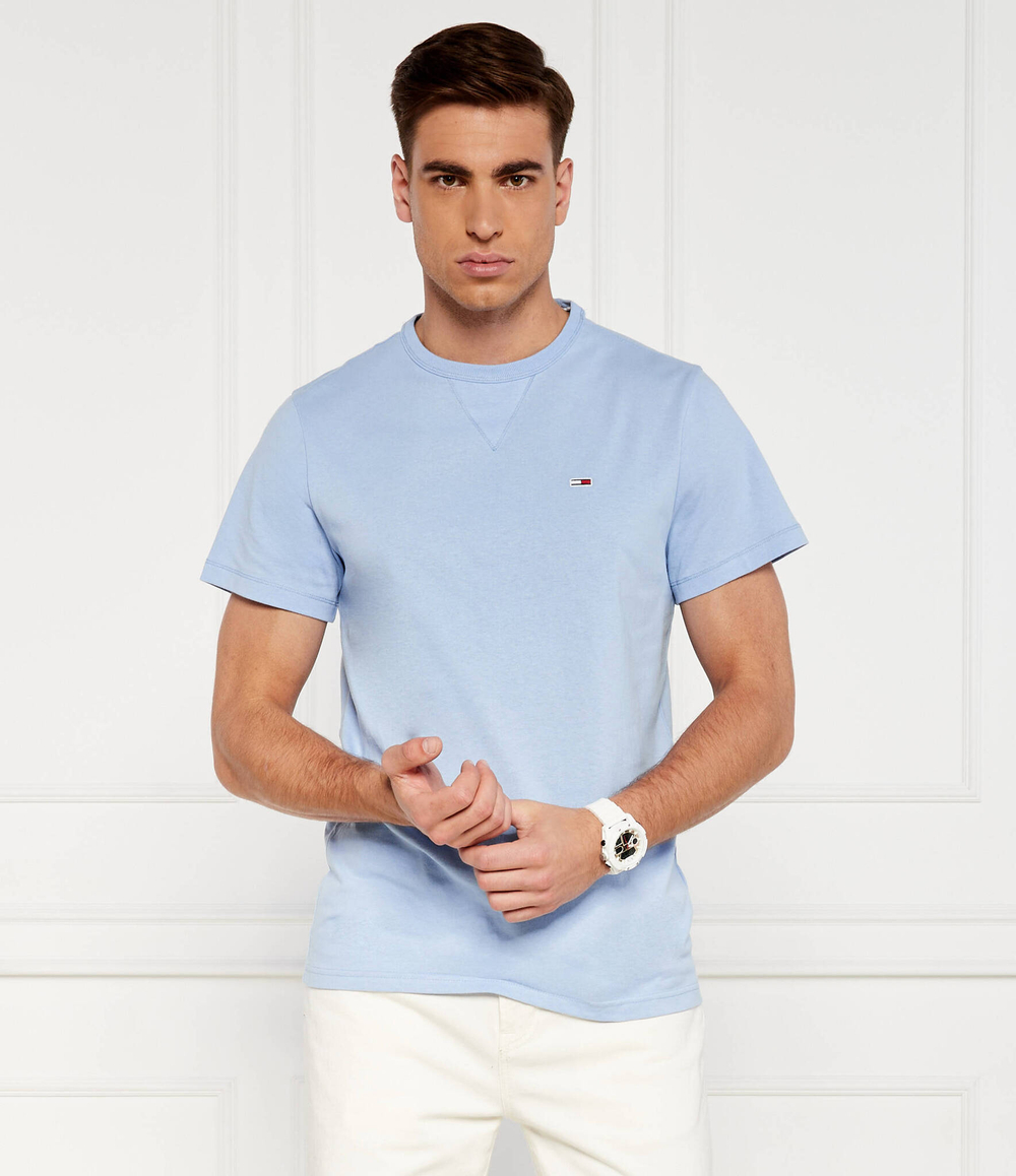 Футболка Tommy Jeans - голубой(DM0DM18649)