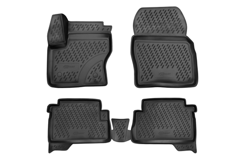 Коврики в салон для FORD Kuga (II, IIр) 2013-2016, 2017-2019, 4 шт. (Повышенная устойчивость, повышенная износостойкость) FORMAT.CARFRD00009K