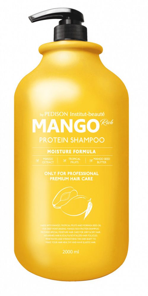 Шампунь Evas Pedison Institute-Beaute Mango Rich Protein Манго для сухих обезвоженных волос 2000 мл