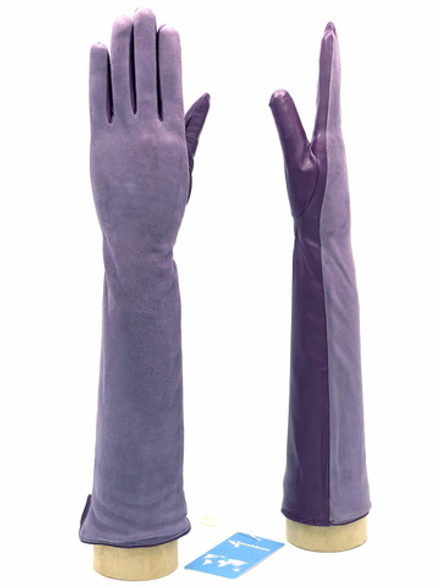 Перчатки длинные на шерстяной подкладке