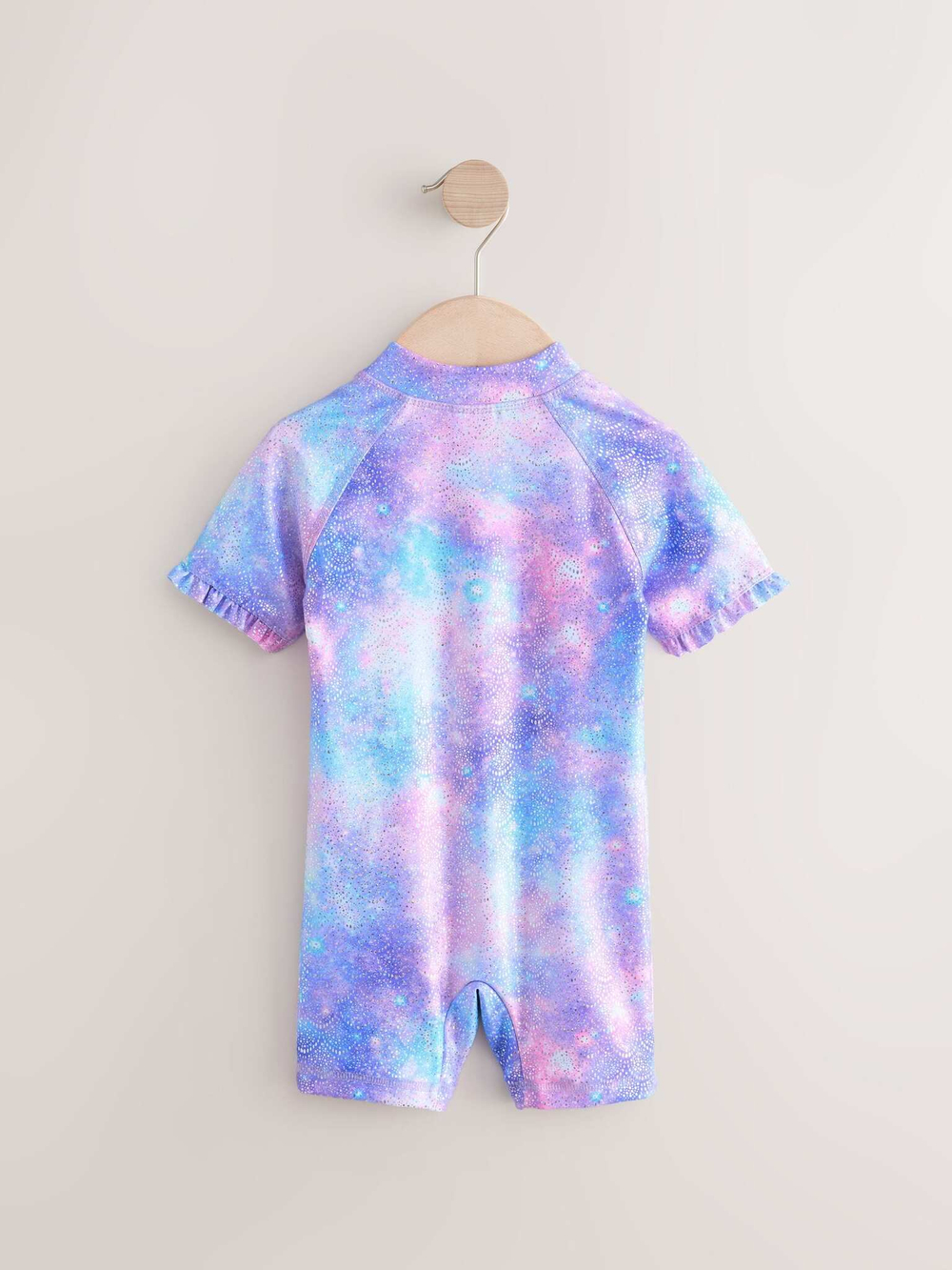 Купальник слитный для девочки Next E77-670, Розовый, Сиреневый