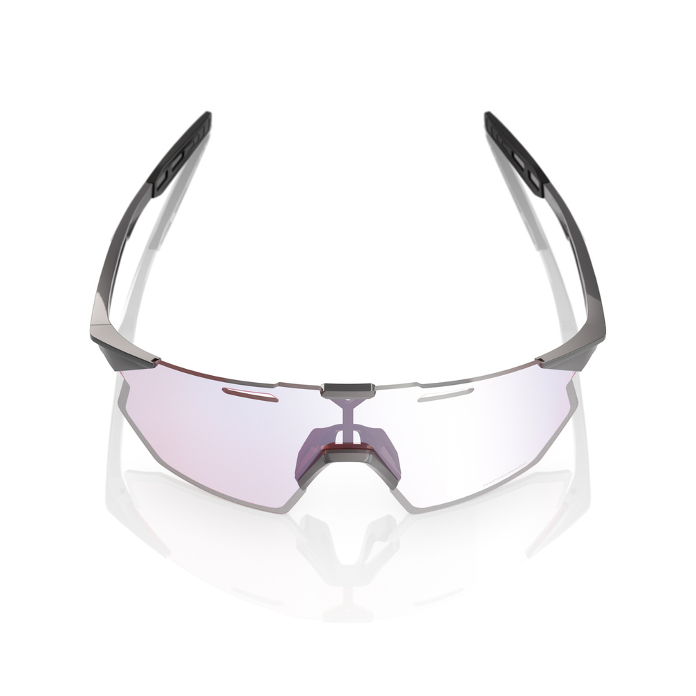 Спортивные очки 100% HYPERCRAFT SQ Gloss Light Grey - Rose Gold Mirror Photochromic Lens