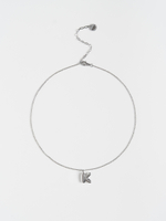 Колье "Simple words K" Silver