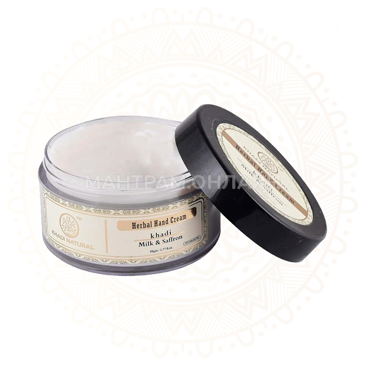 Крем для рук Khadi Natural Milk & Saffron Молоко и шафран, 50 гр