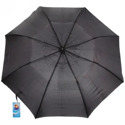 Зонт мужской полуавтомат «Ultramarine - Питер», цвет черный,8 спиц, d-95см, длина в слож. виде 39см
