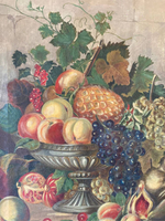 Антикварная картина «Натюрморт»
