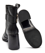 Кожаные ботильоны на каблуке See By Chlo\u00e9 - черный(SB43001A 20012)