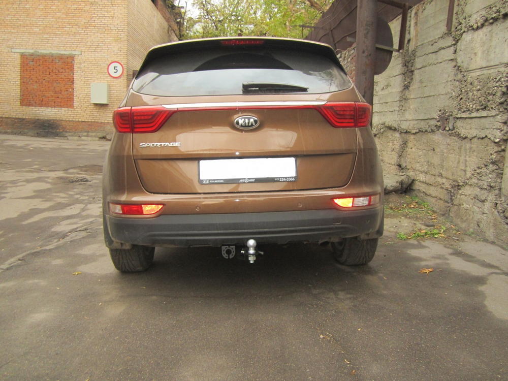 Фаркоп Бизон на Kia Sportage FA 0994-E (с 2016 по 2018 г.в.) (паспорт и сертификат в комплекте)(без электрики)