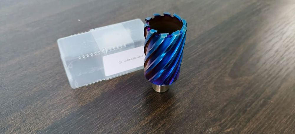 Коронка с покрытием NACO (blue) Weldon
