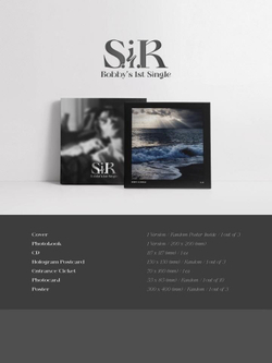 Альбом BOBBY - S.I.R 1st Solo Single Album