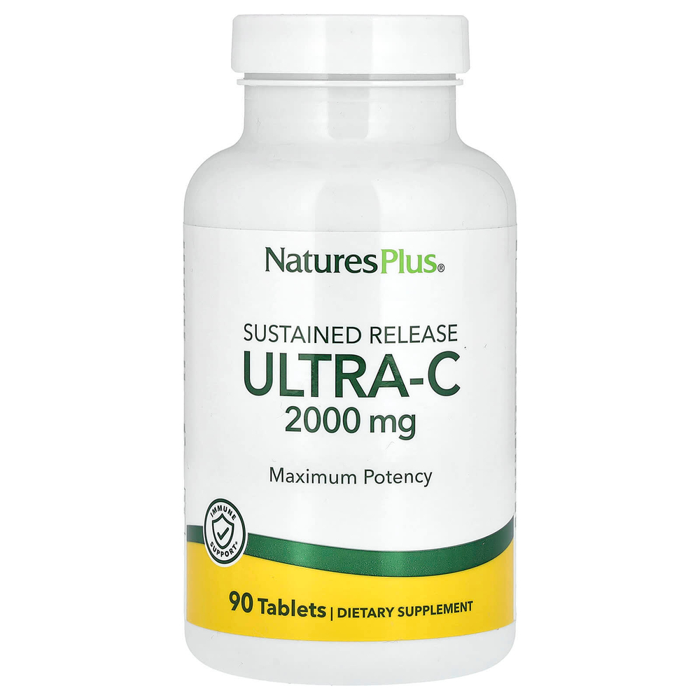 NaturesPlus, Ultra-C, 2000 мг, 90 таблеток