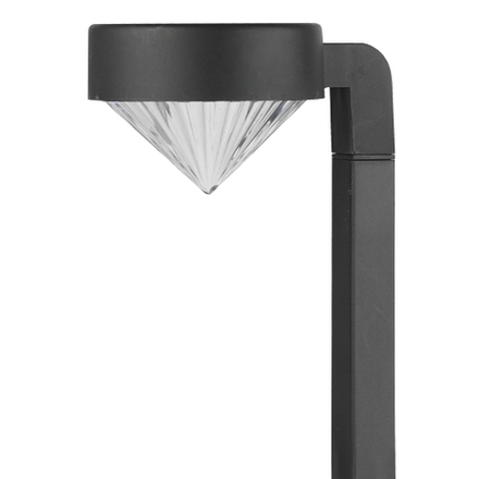 Светильник уличный ЭРА SL-PL42-DMD на солнечной батарее пластик черный 42 см