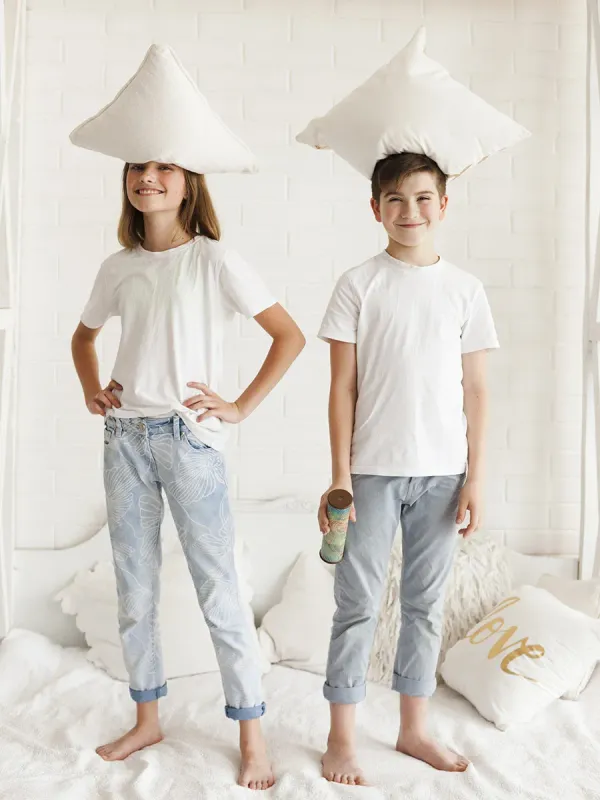 Белая базовая футболка 100% хлопок унисекс bojiakorovka