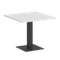 Home Office Стол квадратный VR.SP-5-90.2 Белый Бриллиант/Металл Антрацит 900*900*753