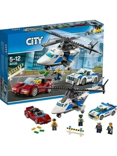 Конструктор Сити Стремительная погоня 321 деталь 82331