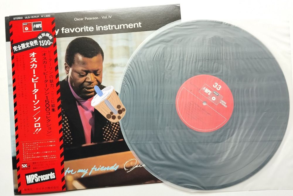 Винтажная виниловая пластинка LP Oscar Peterson My Favorite Instrument (Japan 1978) (Obi)