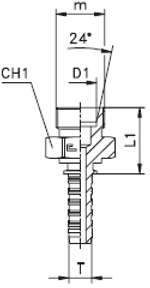 Фитинг DN 16 DKO-L (Ш) 26x1.5 18