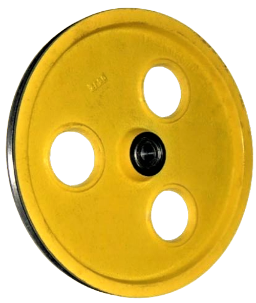 Блок натяжного устройства ограничителя скорости металлический D=235 мм OTIS.