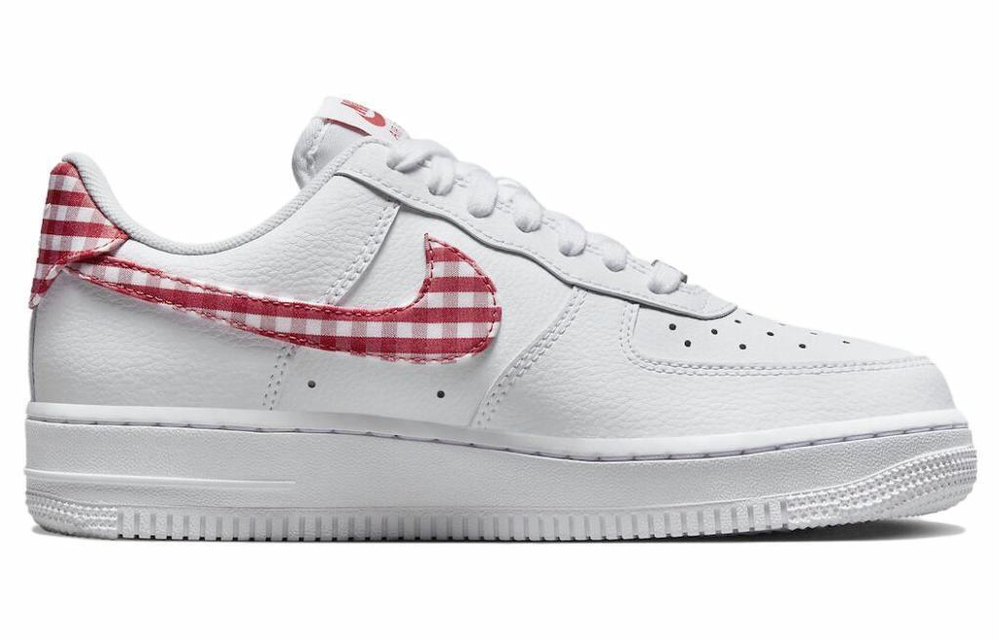 Кроссовки Nike Air Force 1 Low "Red Gingham" (Женская размерная сетка)