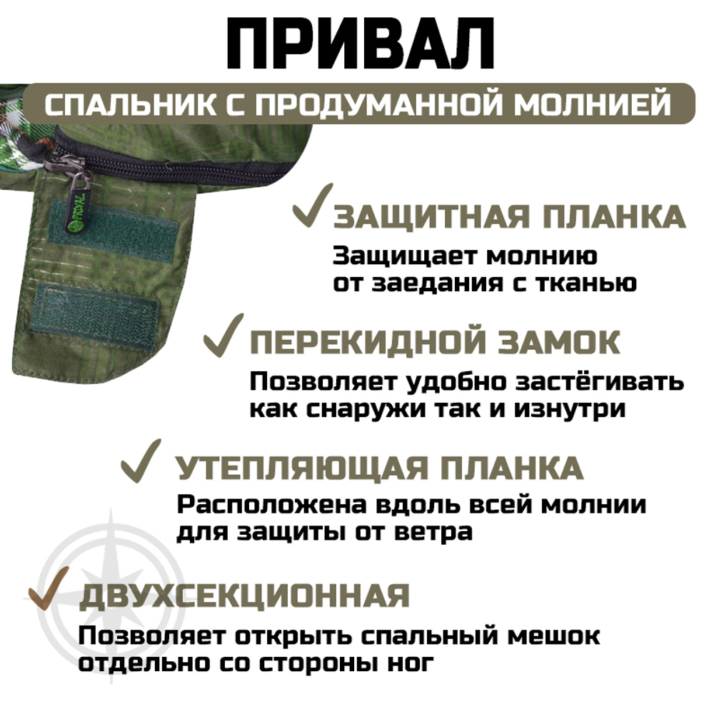 Спальный мешок Prival Привал