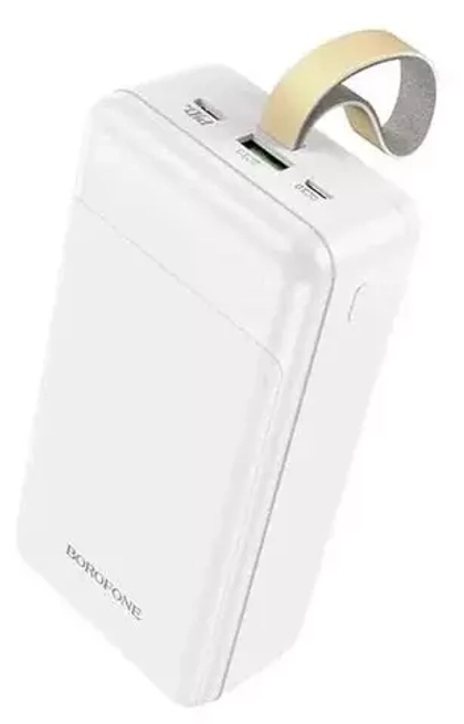 Портативный аккумулятор 30000 mAh LED PD+QC Borofone BJ19B White