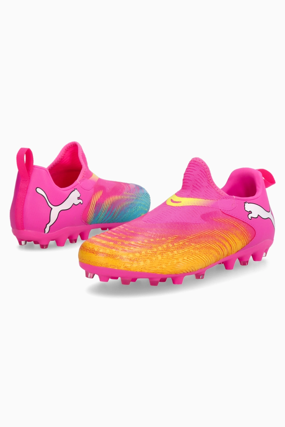 Бутсы Puma Future 9 Match LL MG Junior - розовый