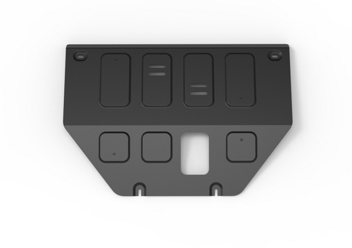 Защита картера АвтоБроня для BAIC X35 МКПП FWD 2023-н.в., штампованная, сталь 1.5 мм, с крепежом, 111.03508.1