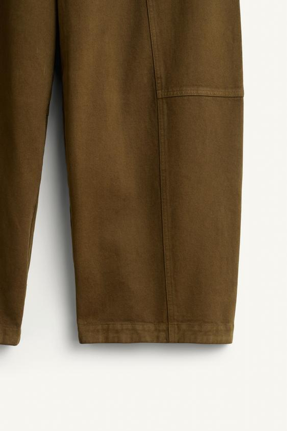 ZARA БРЮКИ BALLOON FIT, ХАКИ