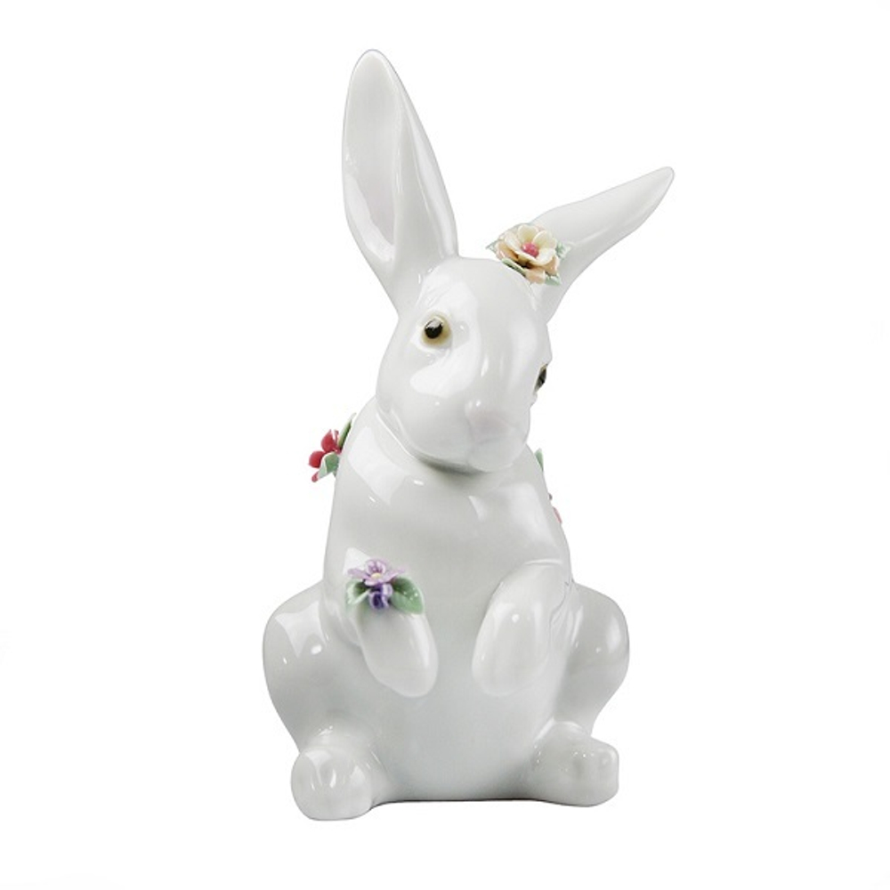 Сидящий кролик с цветами Lladro