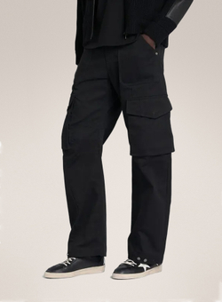 Men's Ball Star in black nappa with white leather star and heel tab