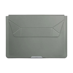 Чехол Uniq Oslo V.2 PU leather Magnetic Laptop sleeve/foldable stand Jet для ноутбуков 14" Lichen Green (OSLO(14)-LICHENGREEN)