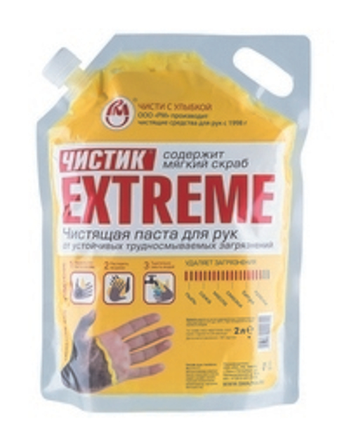 Очиститель для рук 2 кг  Экстрим Чистик  паста (дой пак) (РМ)